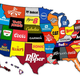 Illustration for article titled What the Most Famous Brands Are from Each State